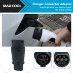J1772 Type 1 to Type 2 EV Adapter for Tesla Electric Cars (32A)