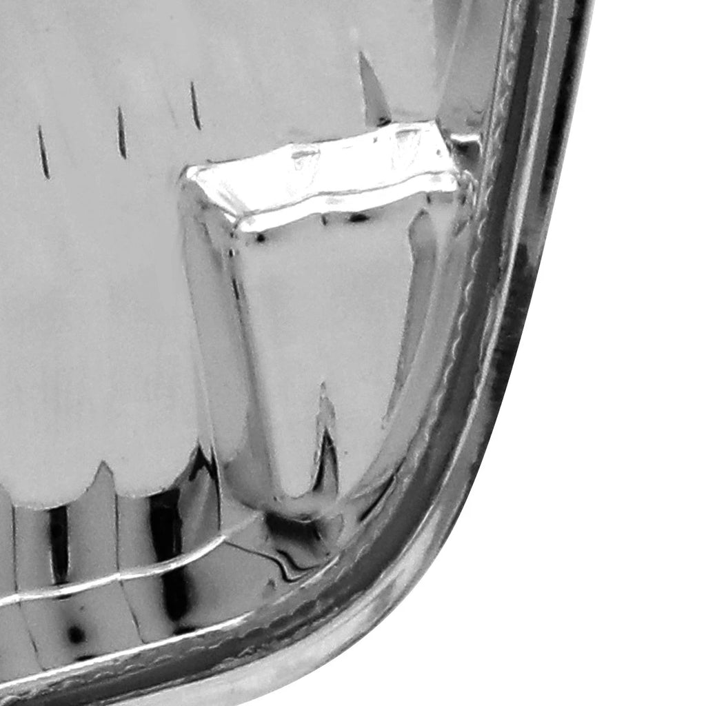 Pair Chrome Housing Front Side Bumper Lights for Mercedes W210 E-Class (2000–2003)