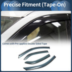 Set of 4 Window Deflectors for Toyota Yaris Sedan (2007–2013)