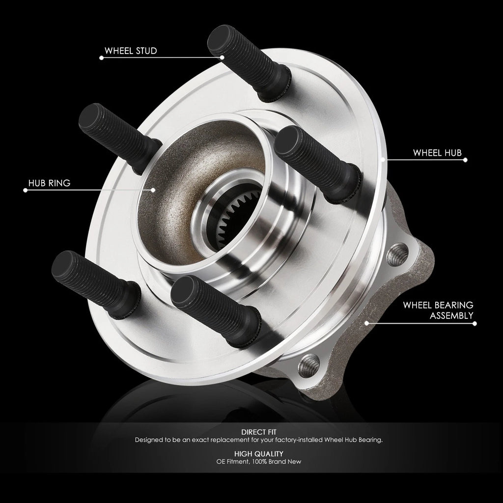 Front Wheel Bearing & Hub Set for Chrysler 300 Dodge Challenger Magnum (2005–2022)