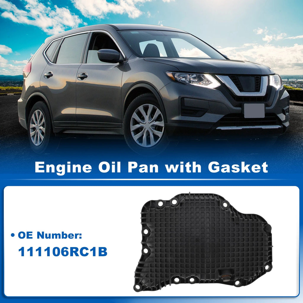 Engine Oil Pan with Gasket for Nissan Rogue (2021–2024) No.111106RC1B