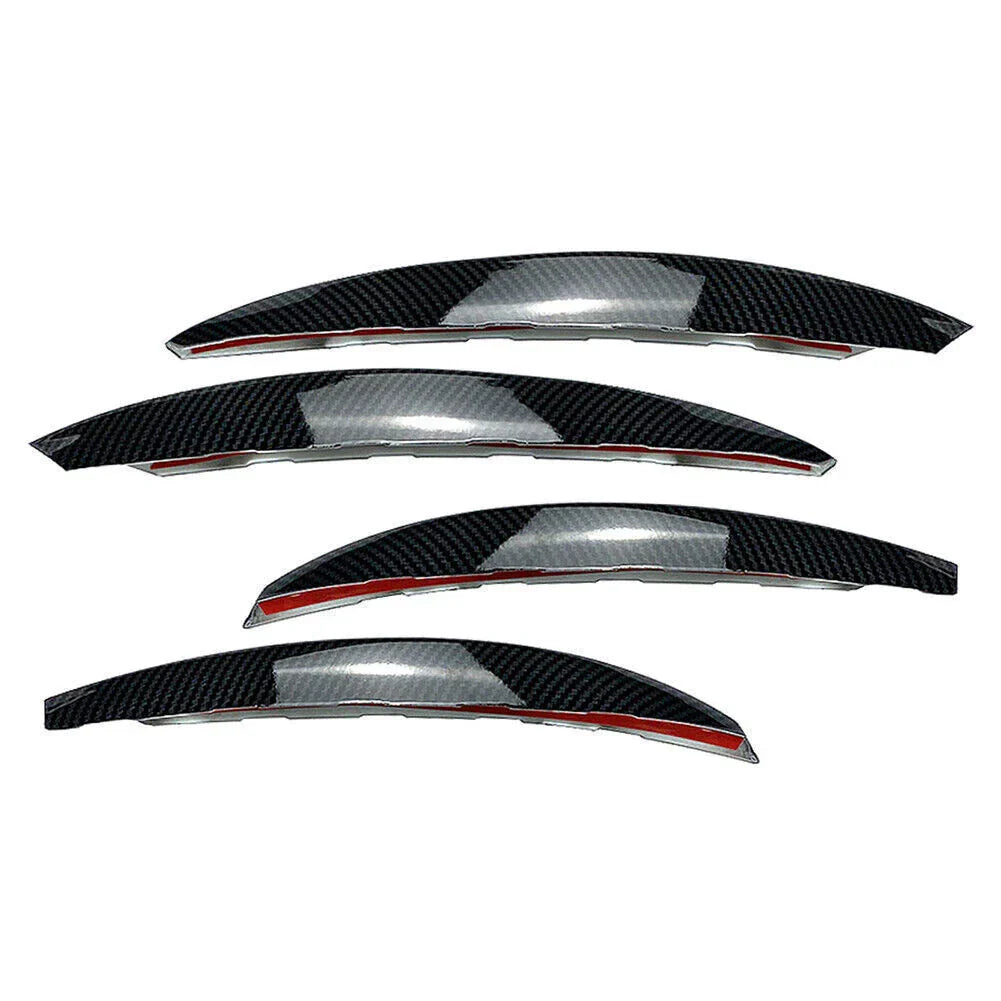Carbon Front Bumper Splitter Fins Spoiler Canards for Mercedes Benz C-Class (2022-2023)