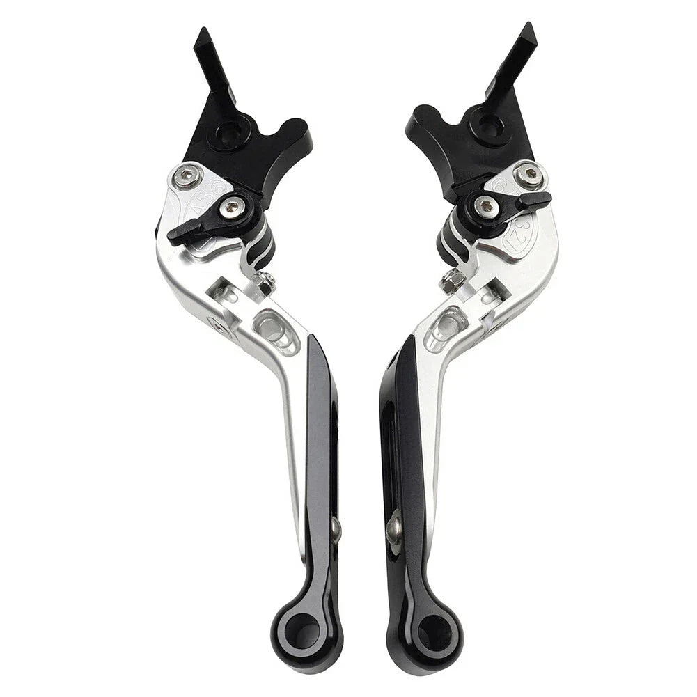 CNC Silver Extendable Brake Clutch Levers for STREET TWIN THRUXTON/StreetCup