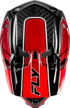 Fly Racing Werx R Flow Carbon Helmet for Adults Medium Black Red (2023)