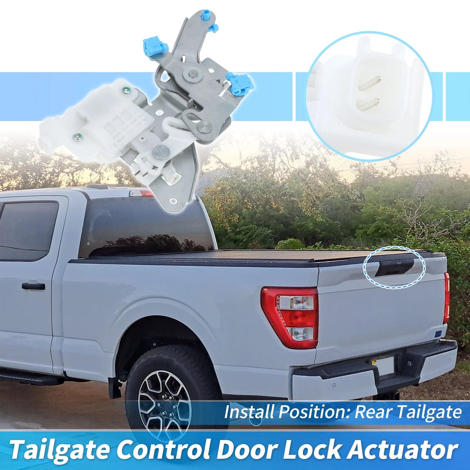 Tailgate Control Door Lock Actuator FL3Z9943170B for Ford F-150 (2015–2023)