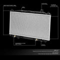 Aluminum Radiator for Honda Civic Hybrid (2003–2005) DPI 2572