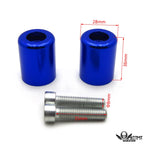 Blue Bar Ends for Kawasaki Ninja 250 500 ZX600 ZX6 636 ZZR600 ZX6R ZX6RR