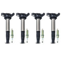 Set of 4 Ignition Coils + 4 Spark Plugs for Toyota Prius V, Corolla (2012–2015)