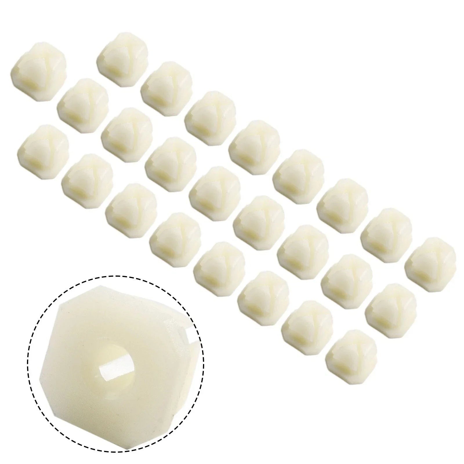 Headlight Bezel Grill Screw Nut Clip / 25pcs / 5/16" Hole for Replaces