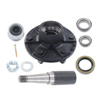 Round 84 Spindle Trailer Hub Kit with Bearing for 3500lb Axle