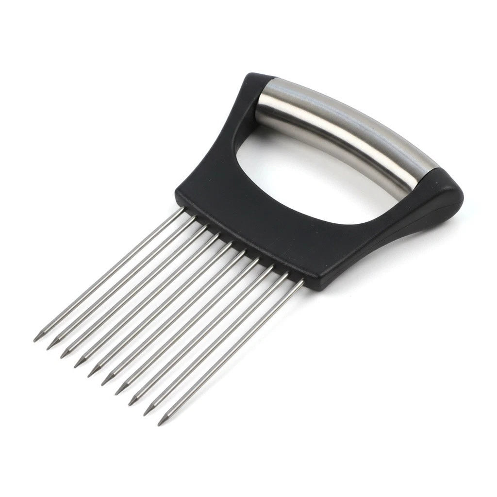 Onion Slicer Tool for Kitchen Use (Stainless Steel)