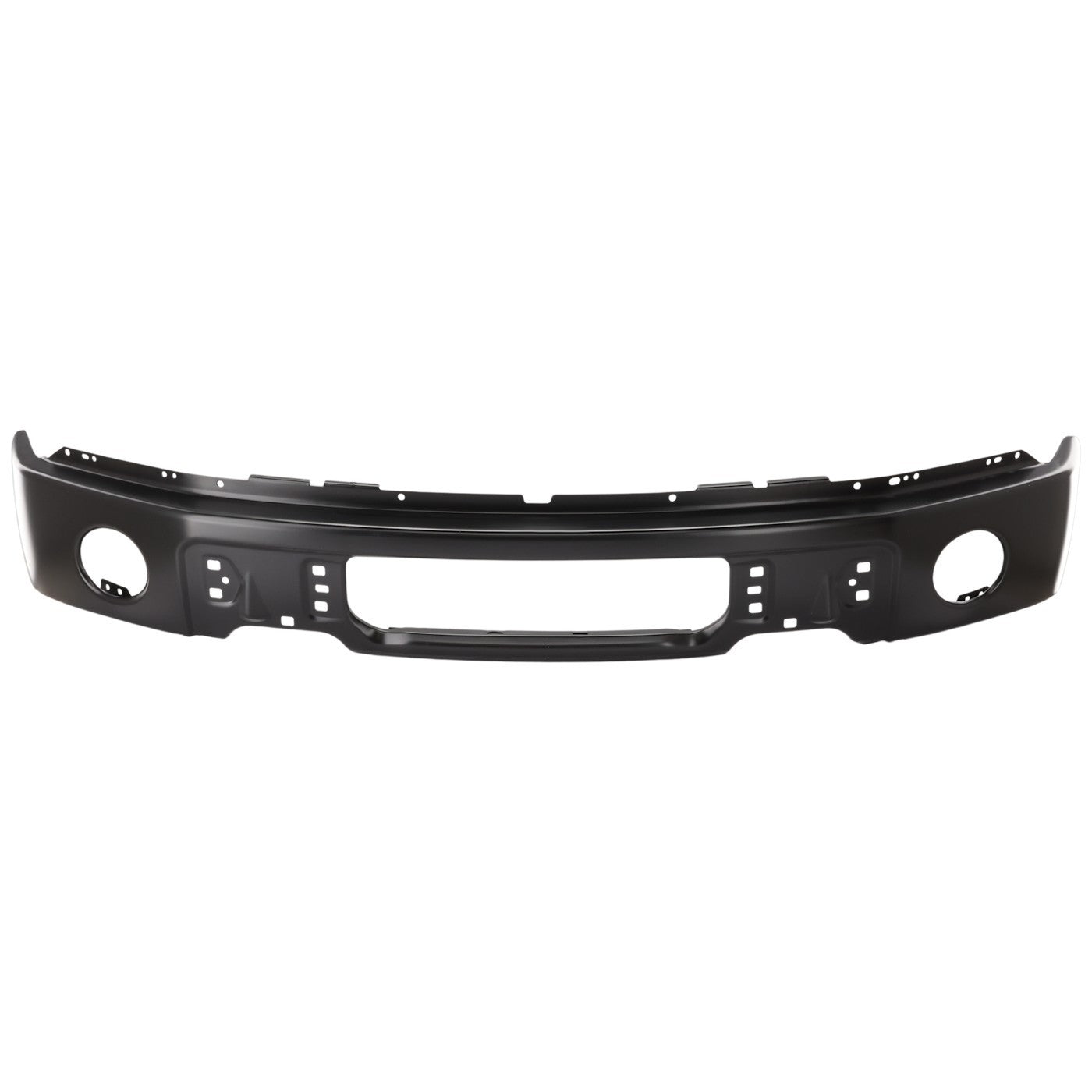 Front Bumper for Ford F-150 (2009–2014) Powdercoated Black, Fog Light Holes