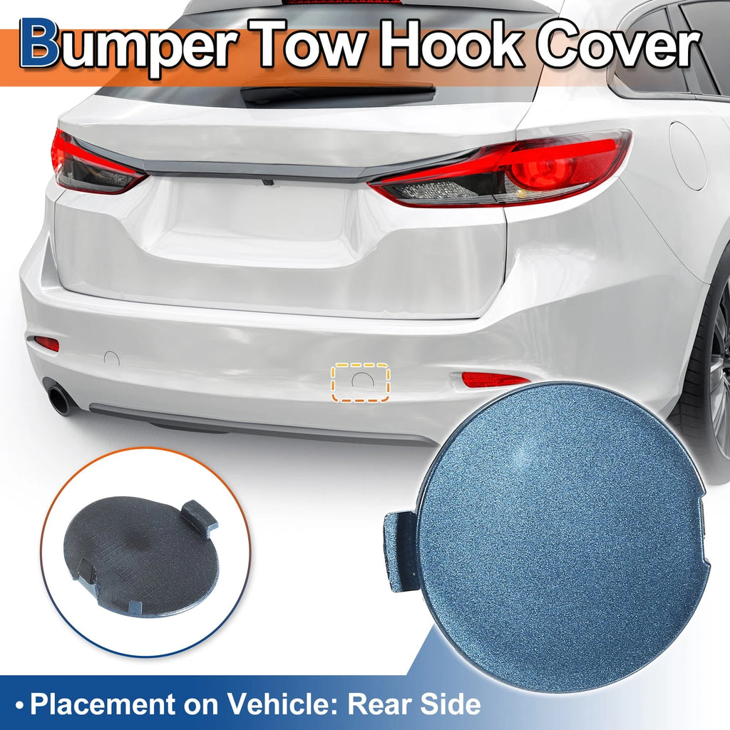 Rear Right Tow Hook Cover for Mazda 6 Atenza (2018–2021) Blue 656320661201
