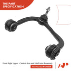 Set of 4 Front Upper Control Arm Ball Joints for Ford F-150 (2009–2014)