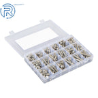 Stainless Steel Flanged Bolts and Nuts Kit for Faucet (245 Pack)