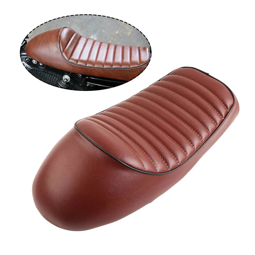 Hump Saddle Seat for Honda, Suzuki, Yamaha Motorcycle (Vintage Cafe Racer)