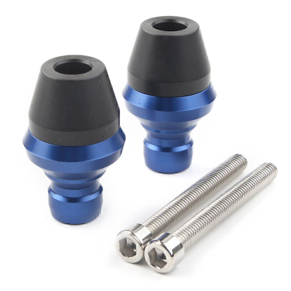 2X Blue Valve Stem Dust Covers for Ducati Scrambler 400 800 1000