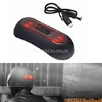 LED Warning Light for Motorcycle & Bicycle Helmet - USB Charge (Universal)