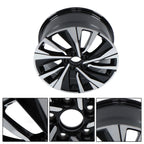 18x8" Black Aluminum Wheel Rim for Honda Accord (2016–2017)