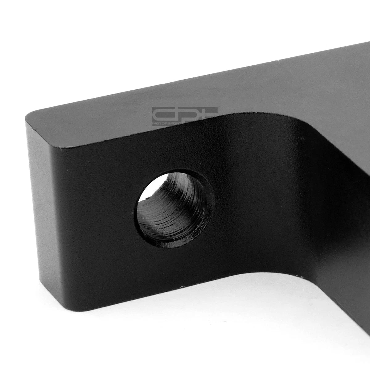 2X Round Rack/Bull Bar Brackets for Fit (Clamp On, Black)