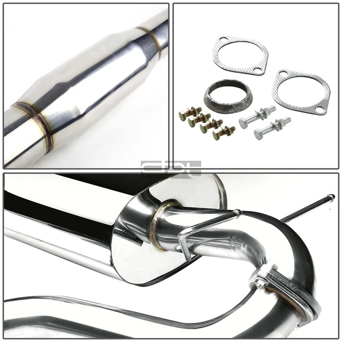 3" OD Exhaust Cat-Back + Muffler Tip for Subaru Impreza WRX (2008–2014)