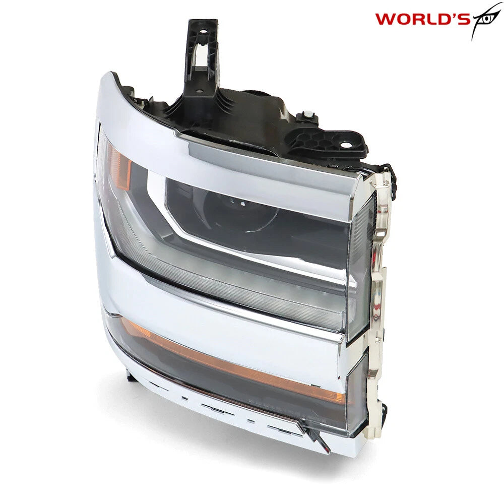 Pair Headlights for Chevy Silverado 1500 (2016–2018) HID Xenon LED DRL Projector