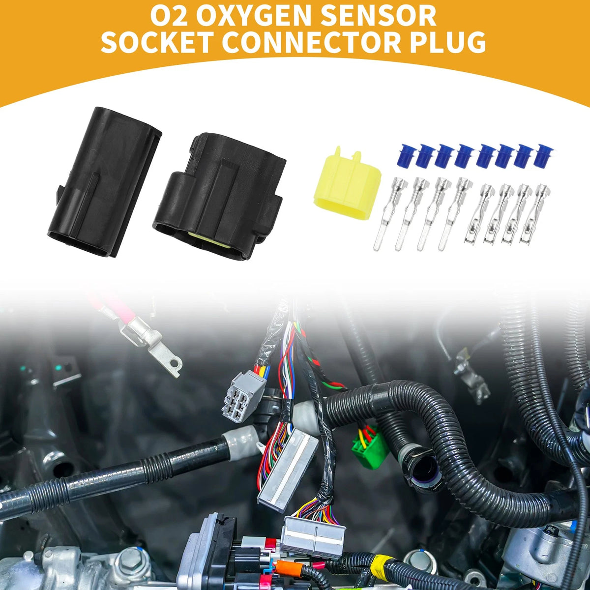 O2 Oxygen Sensor Socket Connector Plug for Mazda 