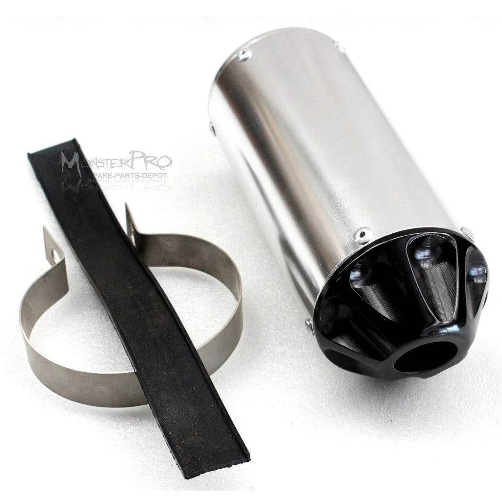 28mm CNC Exhaust Muffler Pipe for Atomik Thumpstar Pitpro 50cc-150cc