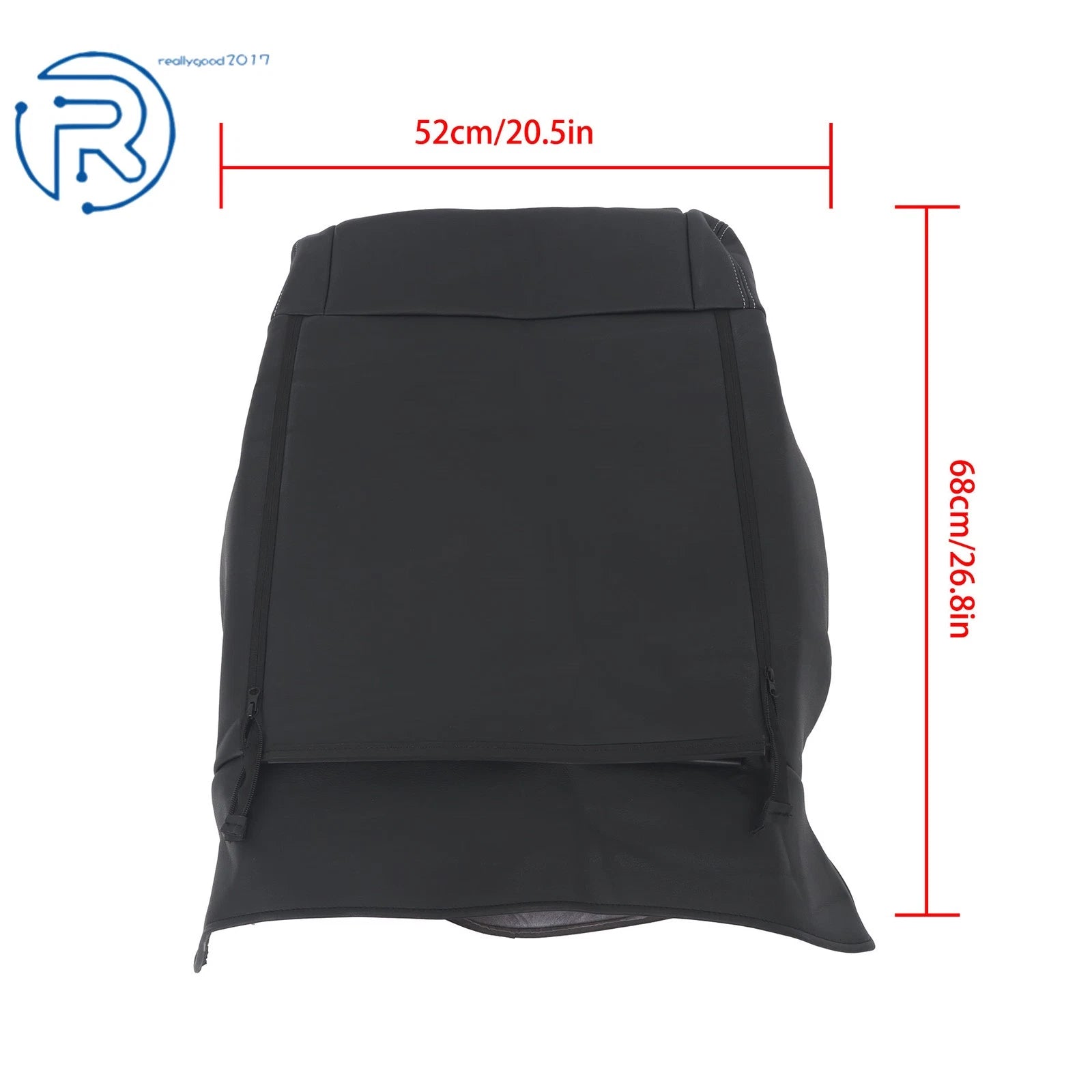 Set of 2 Front Seat Covers for Jeep Wrangler (2007-2012) - Black