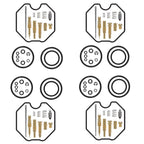 4X Carburetor Repair Kit for Honda Recon 250 (1997–2005) TRX 250EX (2001–2005)