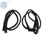 2X Front Door Weatherstrip Seal for Jeep Wrangler (2007–2018)