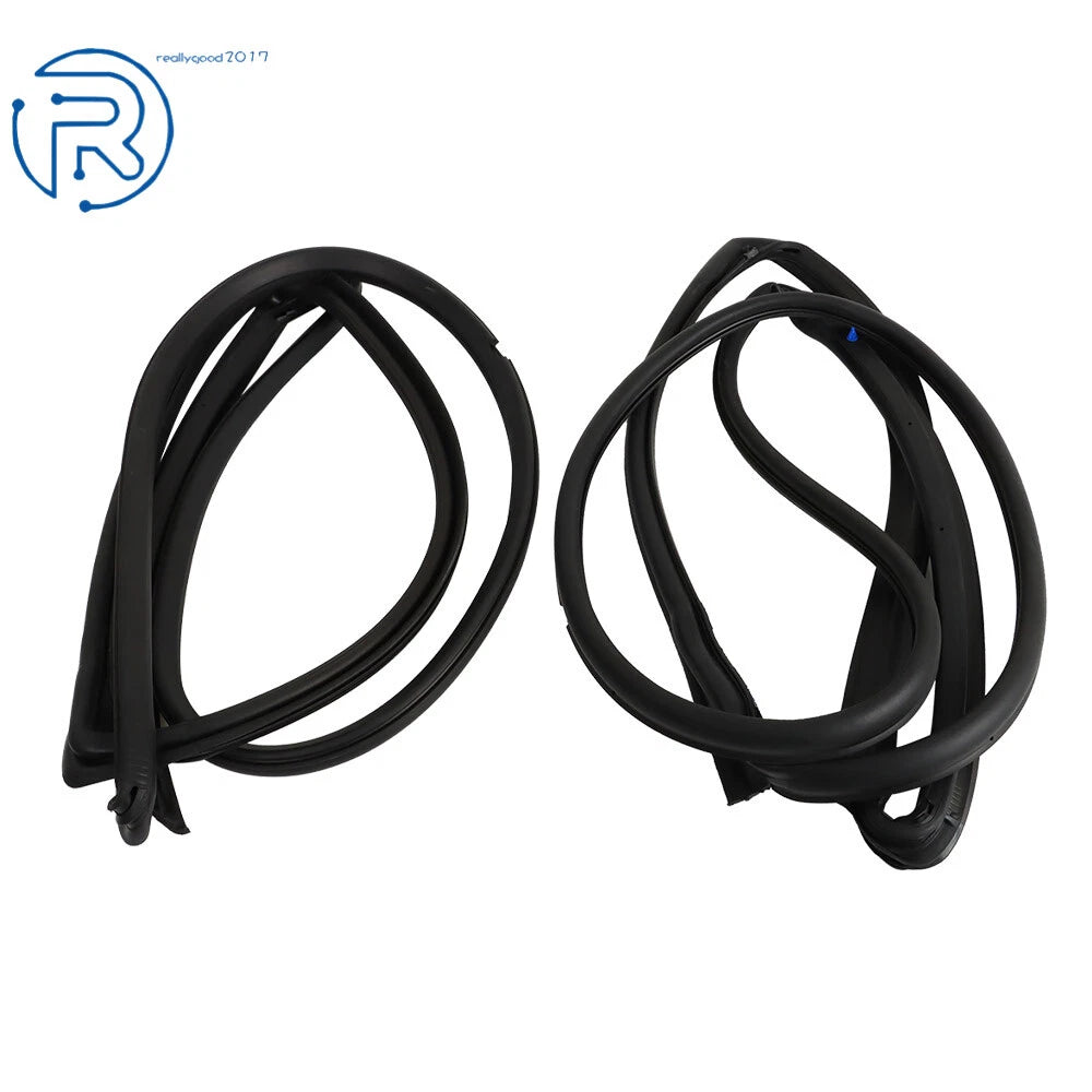 2X Front Door Weatherstrip Seal for Jeep Wrangler (2007–2018)