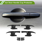 Car Door Handle Cup Protector for Toyota Camry (Carbon Fiber, Black)