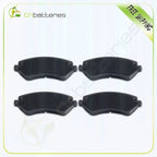 Set of 4 Metallic Brake Pads for Grand Caravan, Town & Country, Liberty, Voyager (2008–2020)