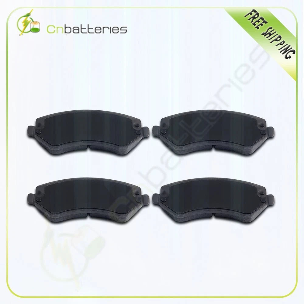 Set of 4 Metallic Brake Pads for Grand Caravan, Town & Country, Liberty, Voyager (2008–2020)