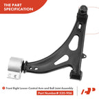 2X Front Lower Control Arm with Ball Joint for Chevrolet Impala (2014-2020)