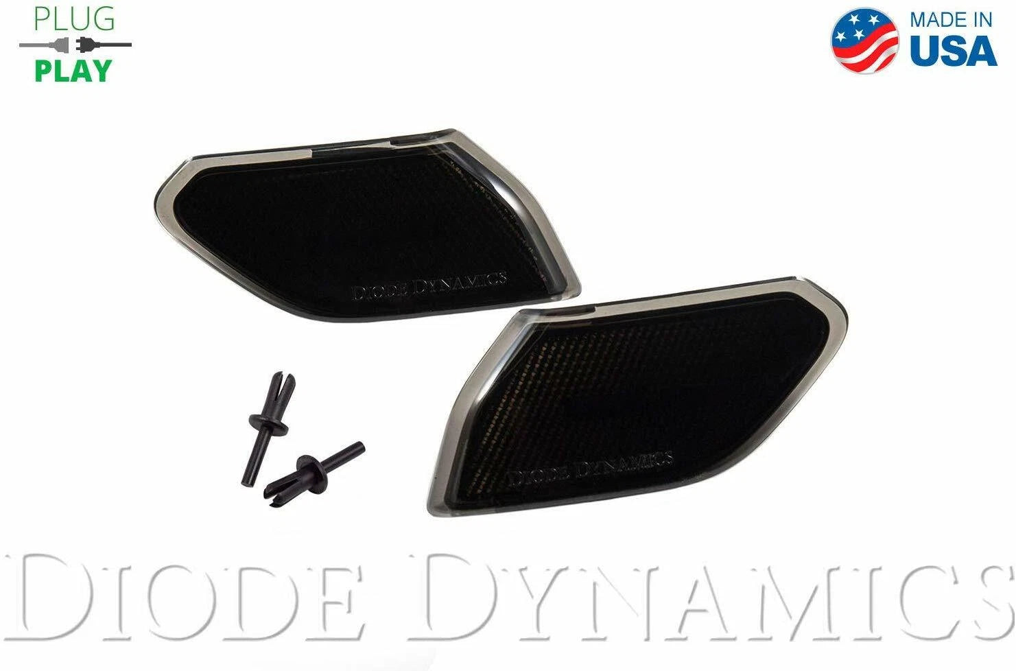 LED Smoked Turn Signal Lens Replacement for Jeep Wrangler and Gladiator (2018–2020)