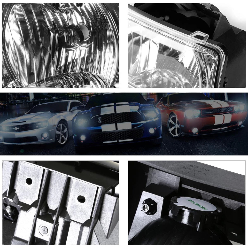 Clear Lens Fog Lights for GMC Canyon/Chevy Colorado (2004–2012)