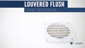 6-Slotted Louvered Flush Hose Ventilators for Universal Applications (3-Inch)