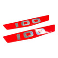 Red Hood Side Emblem Inserts Replacement for 1963–1964 Ford F-100