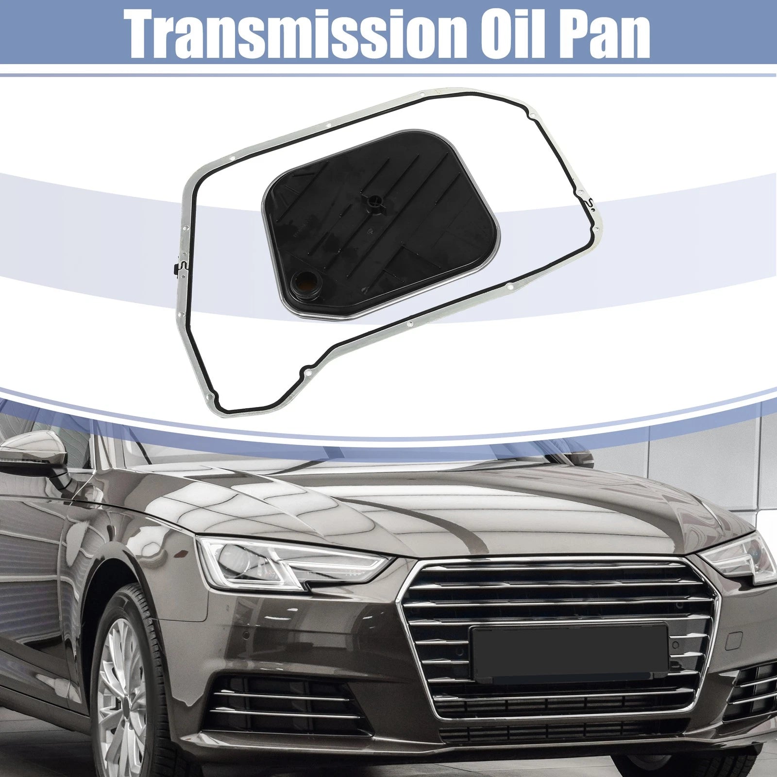 Transmission Filter Oil Pan Gasket Set for Audi A4 2.0L (2002–2008) 0BK398009 1001370006