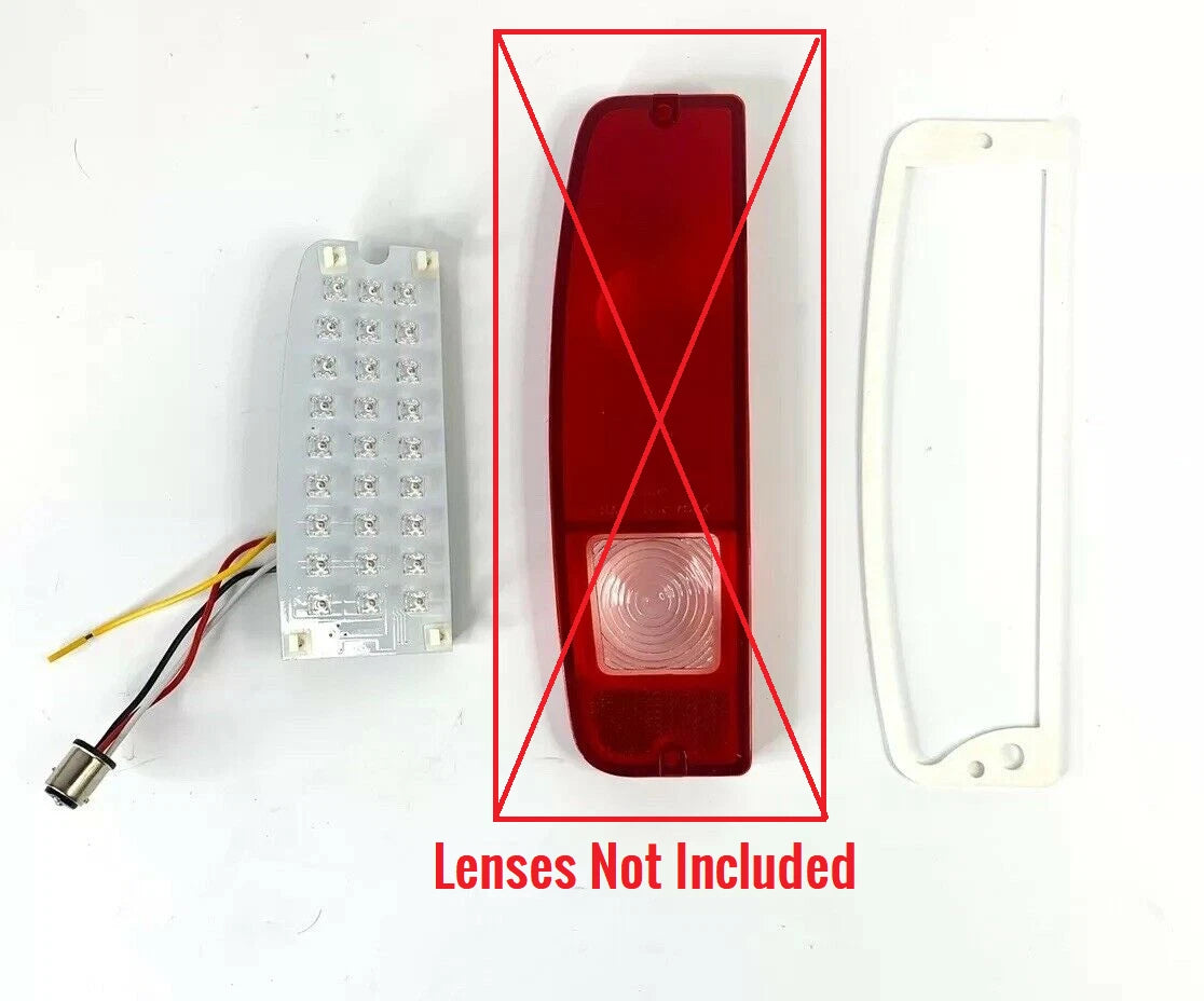 LED Tail Light Inserts Sequential Replacement Kit w Gaskets for Ford Pickup (1967–1972)