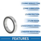 Deep Groove Ball Bearing P4 for Scooter Skateboard Wheel (30x42x7mm)