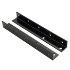 2X Black Battery Box Mounting Brackets for Peterbilt 375/378/379/385 (1988–2010)