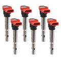 Set of 6 Ignition Coils for Audi A4 A6 Q5 Q7 S4 S5 SQ5 Touareg V6 (2000–2023)