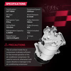 AC Compressor w/Clutch for Ford Escape (2013–2019) 1.6L 1.5L CO 29113C