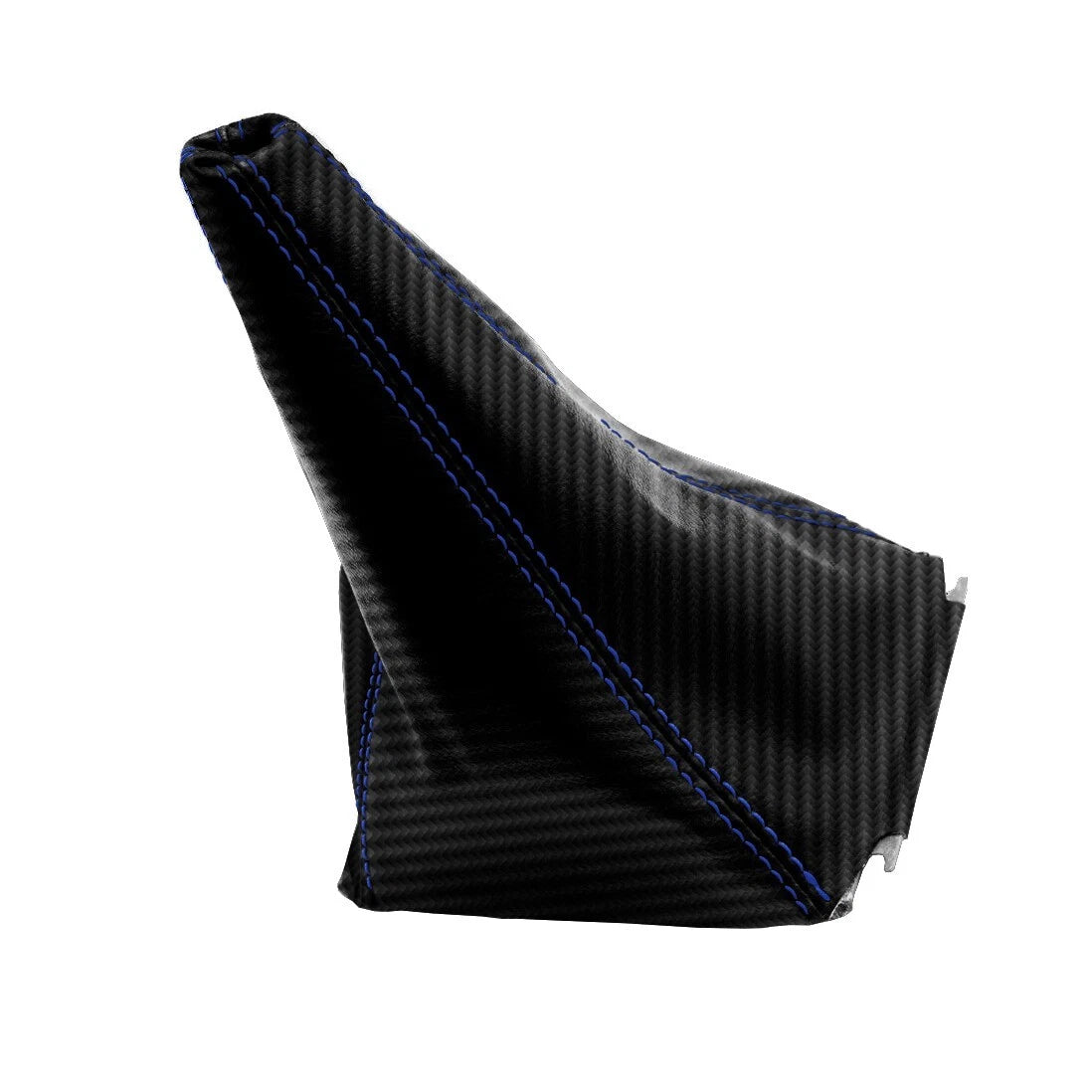 Manual Shift Boot for Jeep Wrangler (2003–2006) Carbon Fiber Blue Stitch