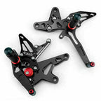 Aluminum Rearsets Footpeg Pedals for Kawasaki Ninja Z400 (2018–2019)