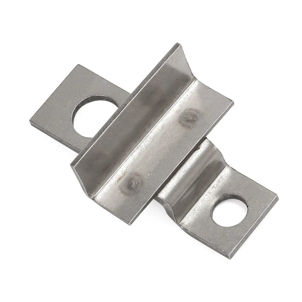 Set of 4 Battery Hold Down Brackets Kit for RV GC2 Battery (6 Volt)