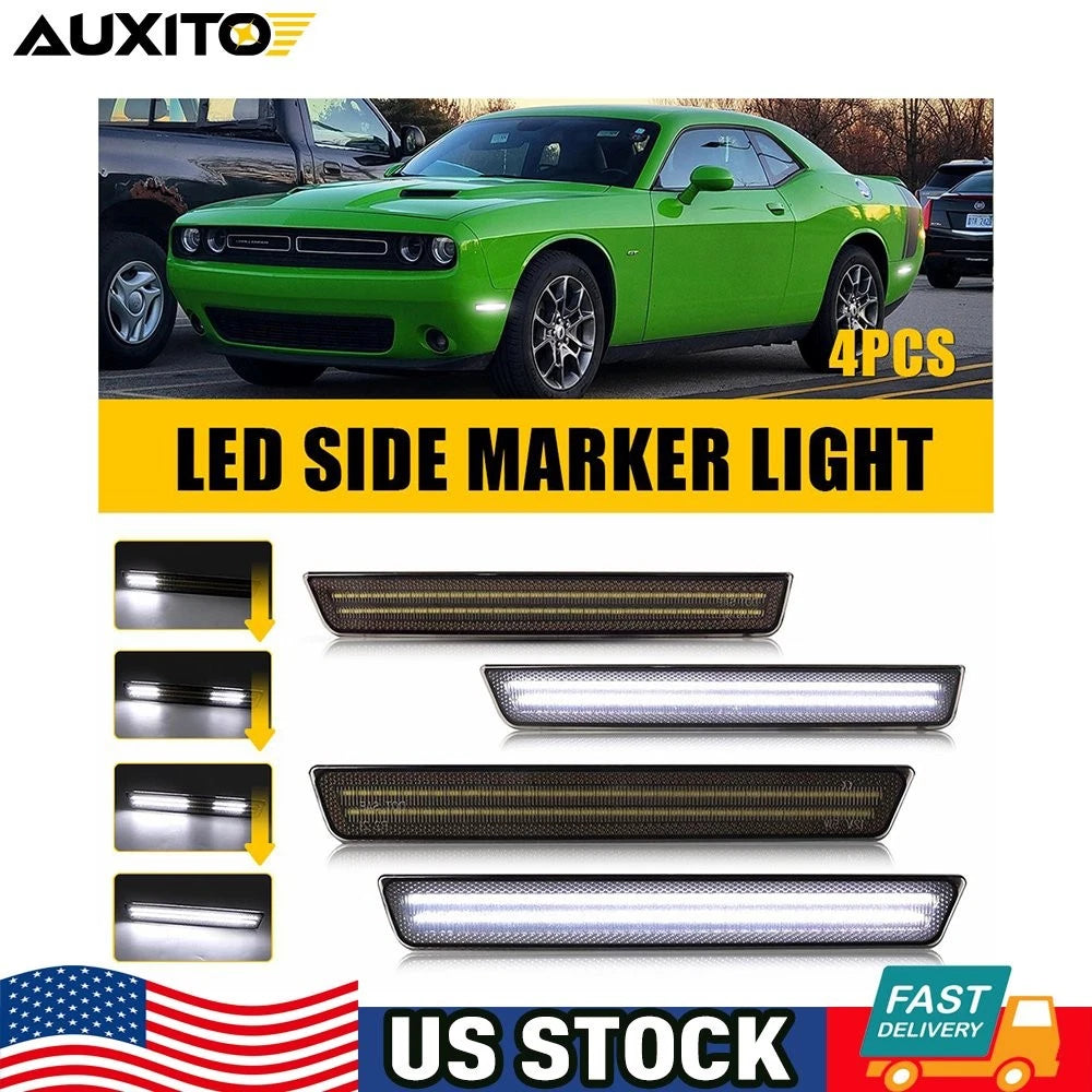 LED Side Marker Lights Kit for Dodge Challenger (2015–2023)